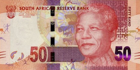 P135 South Africa 50 Rand 2012 (Mandela)
